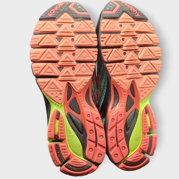 Saucony Womens Ride 6 Athletic Running Shoes Sz 11 Multicolored Activewear - Picture 10 of 12